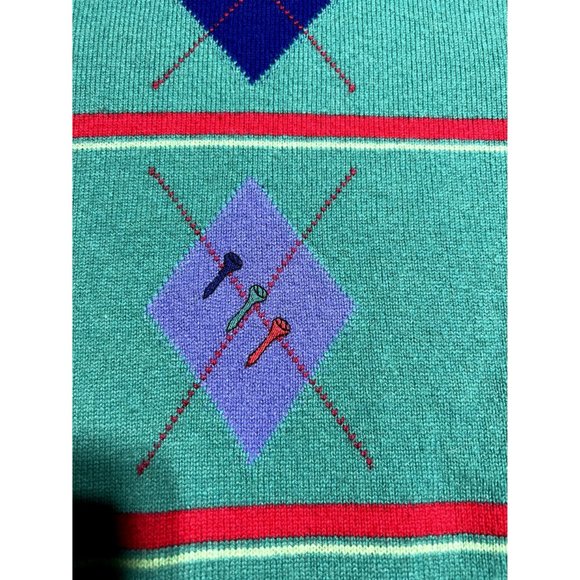 Vintage Pringle Sweater Size XL Green - Picture 3 of 7